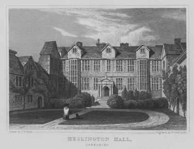 Heslington Hall, Yorkshire de John Preston Neale