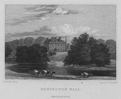 Honington Hall, Warwickshire de John Preston Neale