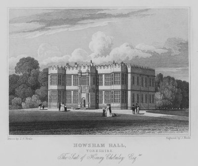 Howsham Hall, Yorkshire, La Residencia de Henry Cholmley, Esquire de John Preston Neale