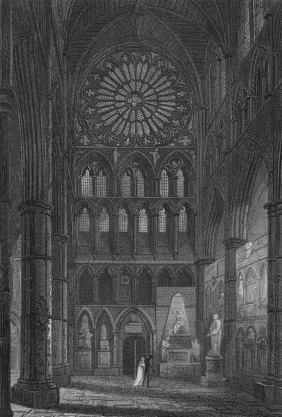 Interior de la Abadía de Westminster, Rincón de los Poetas de John Preston Neale