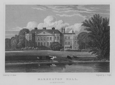 Markeaton Hall, Derbyshire de John Preston Neale