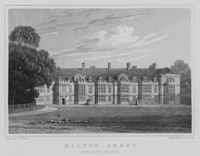 Abadía de Milton, Northamptonshire de John Preston Neale