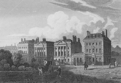 Lado Norte de Cavendish Square, Londres de John Preston Neale