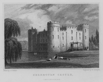 Castillo de Sherbourn, Oxfordshire de John Preston Neale