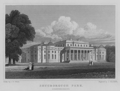 Parque Shugborough, Staffordshire de John Preston Neale