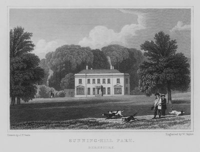 Sunning-Hill Park, Berkshire (grabado) de John Preston Neale