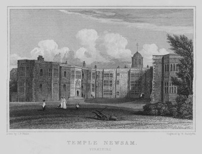 Temple Newsam, Yorkshire de John Preston Neale