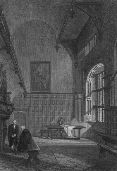 La Charter House, Interior del Gran Salón de John Preston Neale