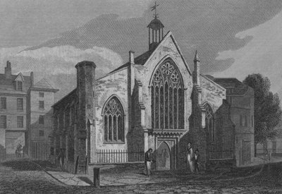 La Iglesia Holandesa, Austin Friars, Londres de John Preston Neale