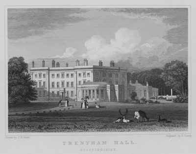 Trentham Hall, Staffordshire de John Preston Neale