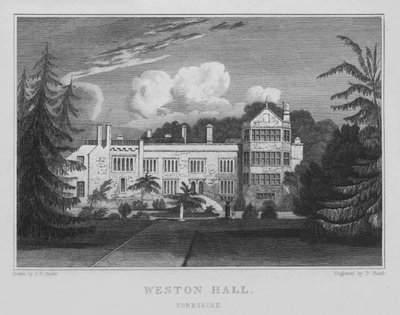 Weston Hall, Yorkshire de John Preston Neale