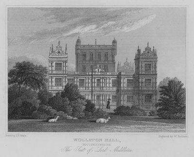 Salón Wollaton, Nottinghamshire, La Sede de Lord Middleton de John Preston Neale