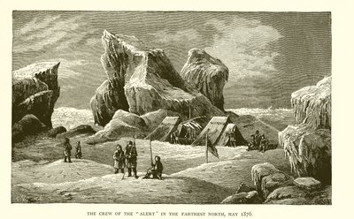 La tripulación del Alert en el extremo norte, mayo de 1876 de J. R. Sinclair