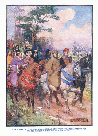 Es una compañía de peregrinos, de Literatura Inglesa pub. por T C & EC Jack, c.1920 de J. R. Skelton