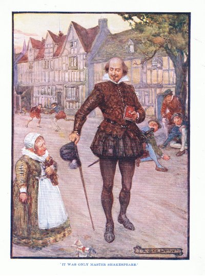 Era solo el maestro Shakespeare, de Literatura Inglesa pub. por T C & EC Jack, c.1920 de J. R. Skelton