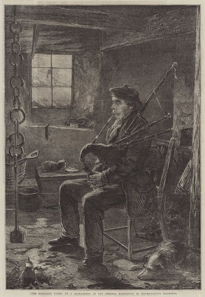 El Gaitero de las Tierras Altas de J. Richardson