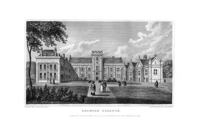 Dulwich College, Londres, 1829 de J. Rogers