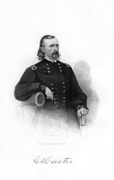 General George Armstrong Custer, comandante de caballería del ejército de la Unión de EE.UU., 1862-1867 de J. Rogers