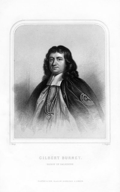 Gilbert Burnet, teólogo e historiador escocés, 1870 de J. Rogers
