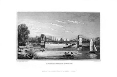 Puente de Hammersmith, Hammersmith, Londres de J. Rogers
