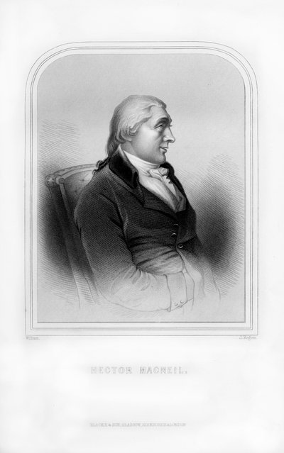 Hector MacNeil, poeta y escritor escocés, 1870 de J. Rogers