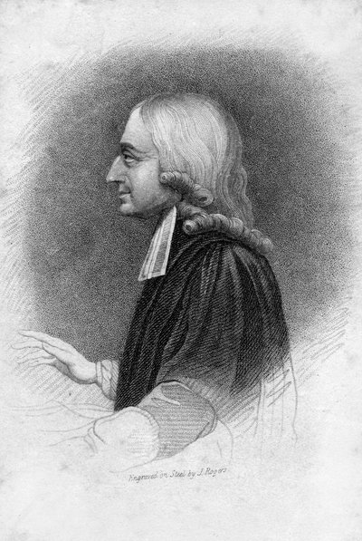 John Wesley, líder metodista, siglo XIX de J. Rogers