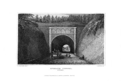 Túnel de Ryegate, Surrey, 1829 de J. Rogers