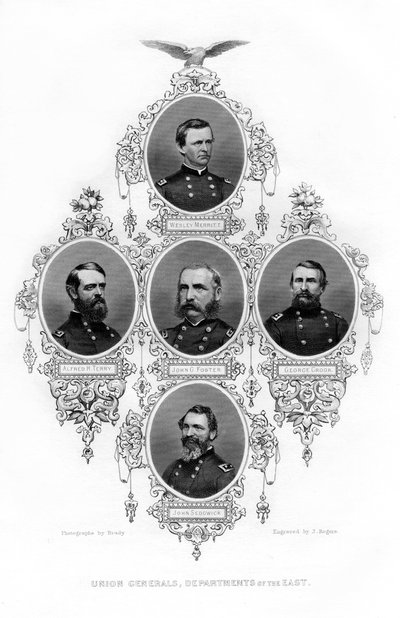 Generales de la Unión de la Guerra Civil de los departamentos del este, 1862-1867 de J. Rogers