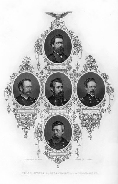 Generales de la Unión del Departamento del Mississippi, Guerra Civil Americana, 1862-1867 de J. Rogers