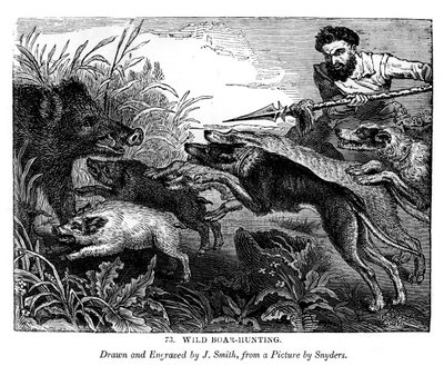 Caza de jabalíes de J. Smith