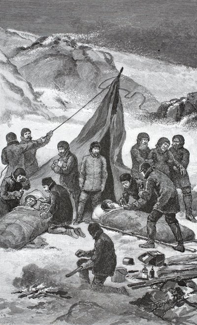 El rescate, 23 de junio de 1884, pub. Londres 1886 de J. Steeple Davis