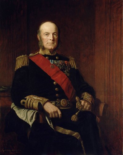 Retrato del almirante Arthur Hood de J. Sydney Willis Hodges