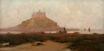 Marea baja, St Michaels Mount de J. T. Richardson