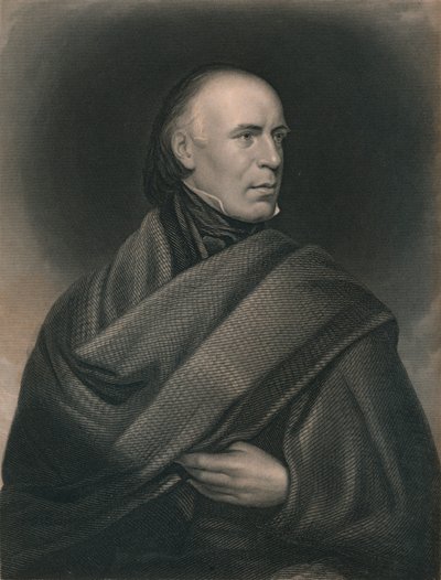 Allan Cunningham 1784-1842, poeta y autor escocés, 1840 de J. Thomson