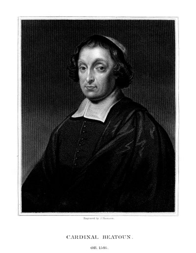 Cardenal David Beaton, Arzobispo de St Andrews, 1825 de J. Thomson