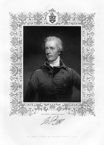 William Pitt, el Joven, político británico y Primer Ministro, siglo XIX de J. Thomson