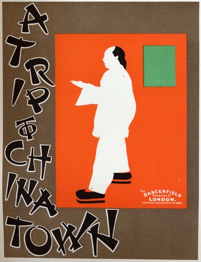 Un viaje a Chinatown, ca. 1891-1895 (cartel) de J. & W. Beggarstaff