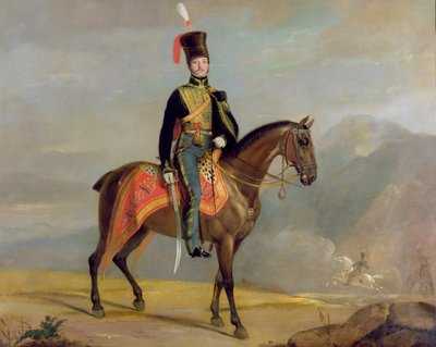 Capitán William Drummond (1796-1881) 10º Húsares, 1819 de J. Watson