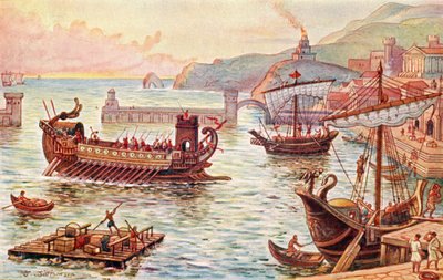 Postal del Imperio Romano (impresión) de J. Williamson