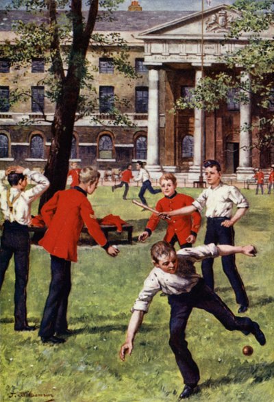 Niños soldados jugando de J. Williamson