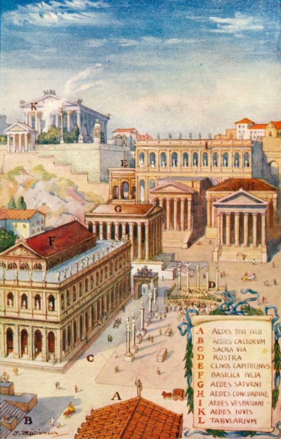 El Imperio Romano - Foro Romano (imprimir) de J. Williamson