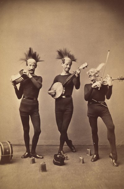 Músicos Mokes, 1860s de J. Wood