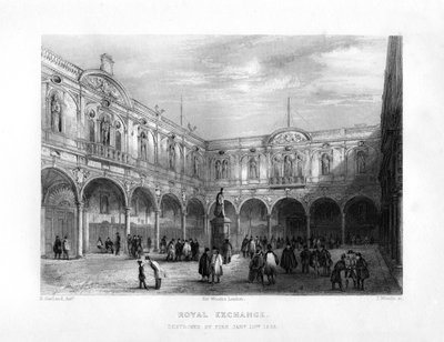 La Bolsa Real, Londres de J. Woods
