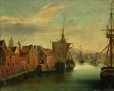 Muelle de Santa Catalina, Ipswich, c.1830 de Jabez Hare