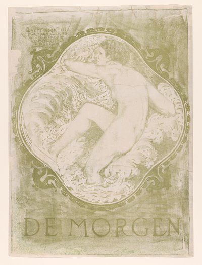 Mujer desnuda en las olas
De Morgen / Boceto para un mural en el edificio Vooruit Purmerend arquitecto J.J.P. Oud. (título en el objeto) de Jac Jongert