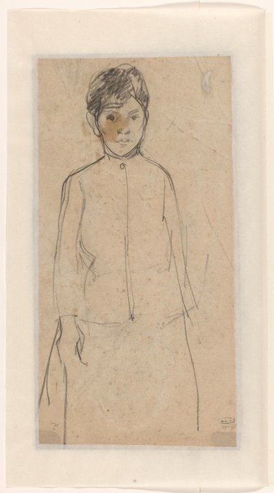 Boceto de una chica de pie de Jac van Looij