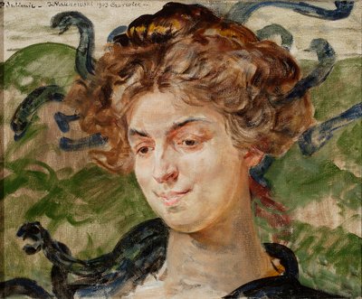 Retrato de la actriz Helena Sulima en el papel de Gorgona de Jacek Malczewski