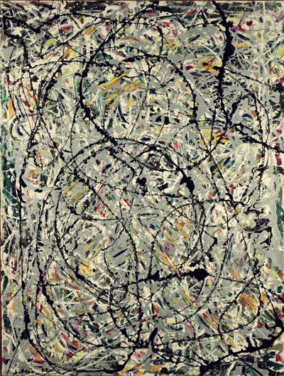 Caminos ondulados de Jackson Pollock