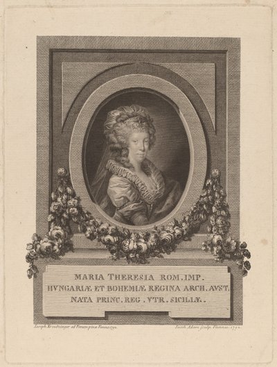 María Teresa, Emperatriz del Sacro Imperio Romano de Jacob Adam