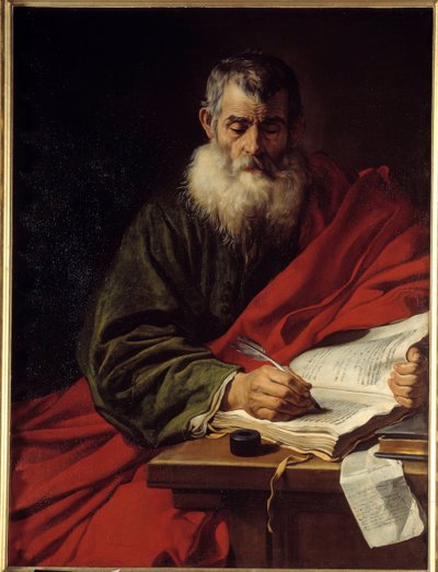San Pablo escribiendo de Jacob Adriensz Backer